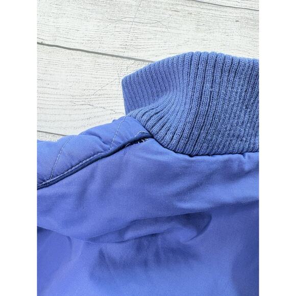 McGregor Vintage Youth Kids Bomber Jacket Coat Blue Pockets Size 12 - Picture 10 of 12